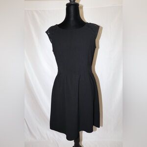 Specklers Cocktail Dress Women’s Small Black with Lace and Cut Out Details